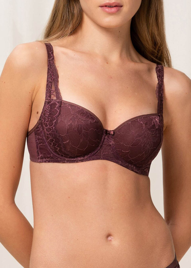 Soutien-gorge Balconnet Ampliforme  Armatures Triumph Decadent Chocolate